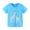 Blue, variant on 2-7Y Kids Boys Excavator Graphic Cotton T-Shirt Cute Print Shirts Summer Round Neck Short Sleeve Tops Light Blue