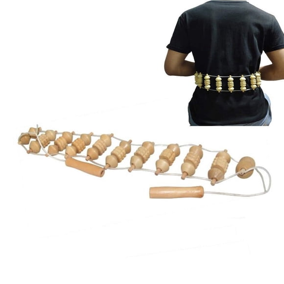 Wooden Massage Roller Back Traction 18.9 x 3 Inches