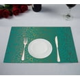 thumbnail image 1 of EREHome Doodle paisley pattern Placemat Table Mat Cup Mat 12x18 inch,Set of 2, 1 of 2