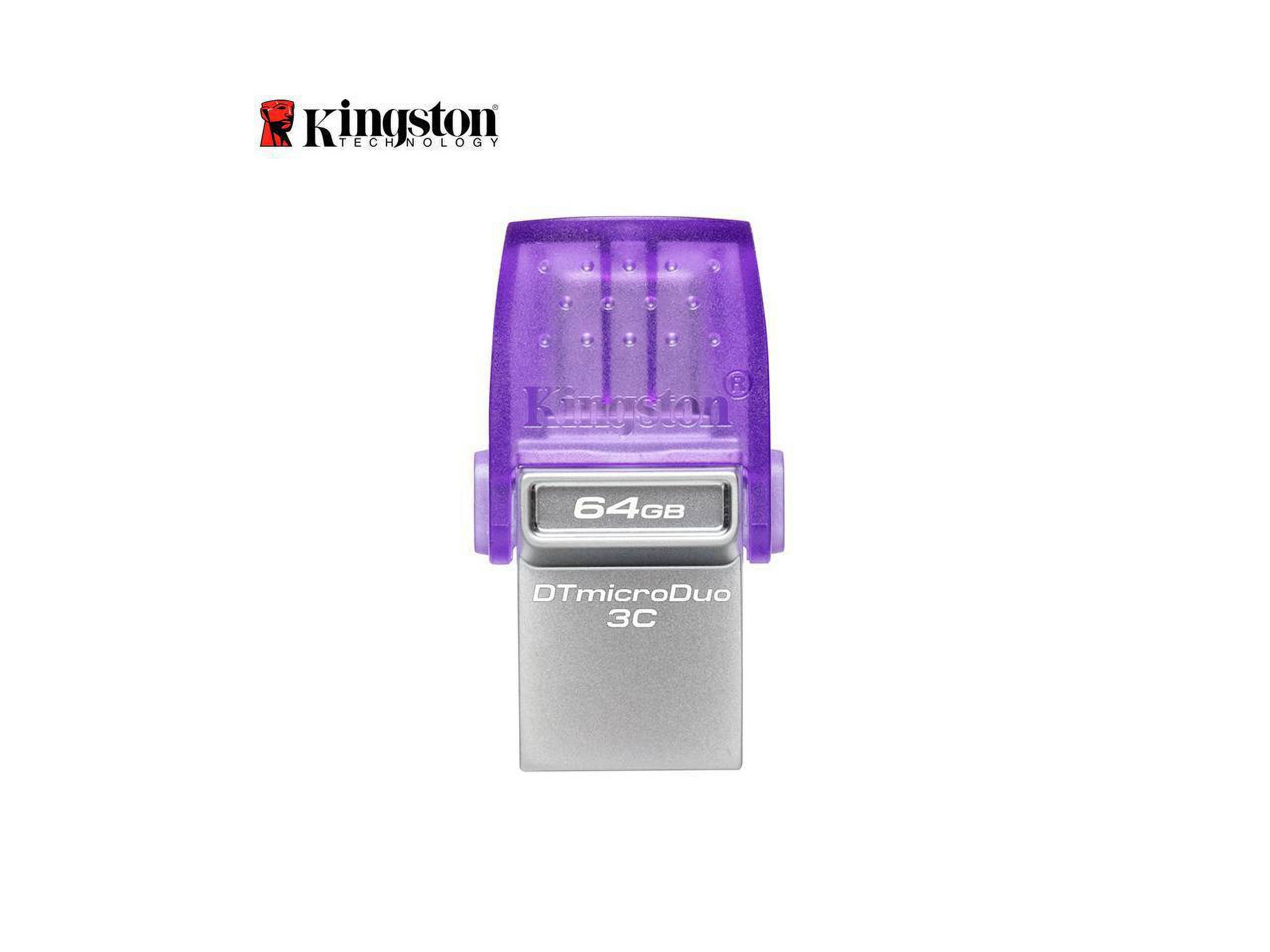 Kingston 64GB DataTraveler microDuo 3C USB Flash Drive USB Type-C and Type-A Flash Drive