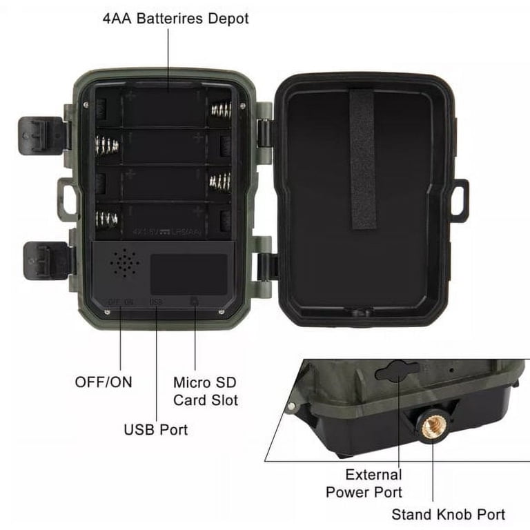 SuntekCam Trail Camera 2 Pack, 20MP 1080P, Night Vision, Motion SuntekCam Trail Camera 2 Pack, 20MP 1080P, Night Vision, Motion