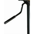 thumbnail image 2 of Modern Swivel Walnut Bentwood Bar Stool - Adjustable Height, Curved Seat & Back, Black Leatherette, Polished Chrome Base, 36-44"H, Ideal for Home Bar & Kitchen Counter, 2 of 5