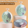 thumbnail image 4 of Electric Nail Clipper & Polisher Kit, Automatic 2-in-1 Trimmer for Gentle Manicure, Quiet Splatter Prevention, Multi-Speed Adjustment, Rechargeable USB, 4 of 7