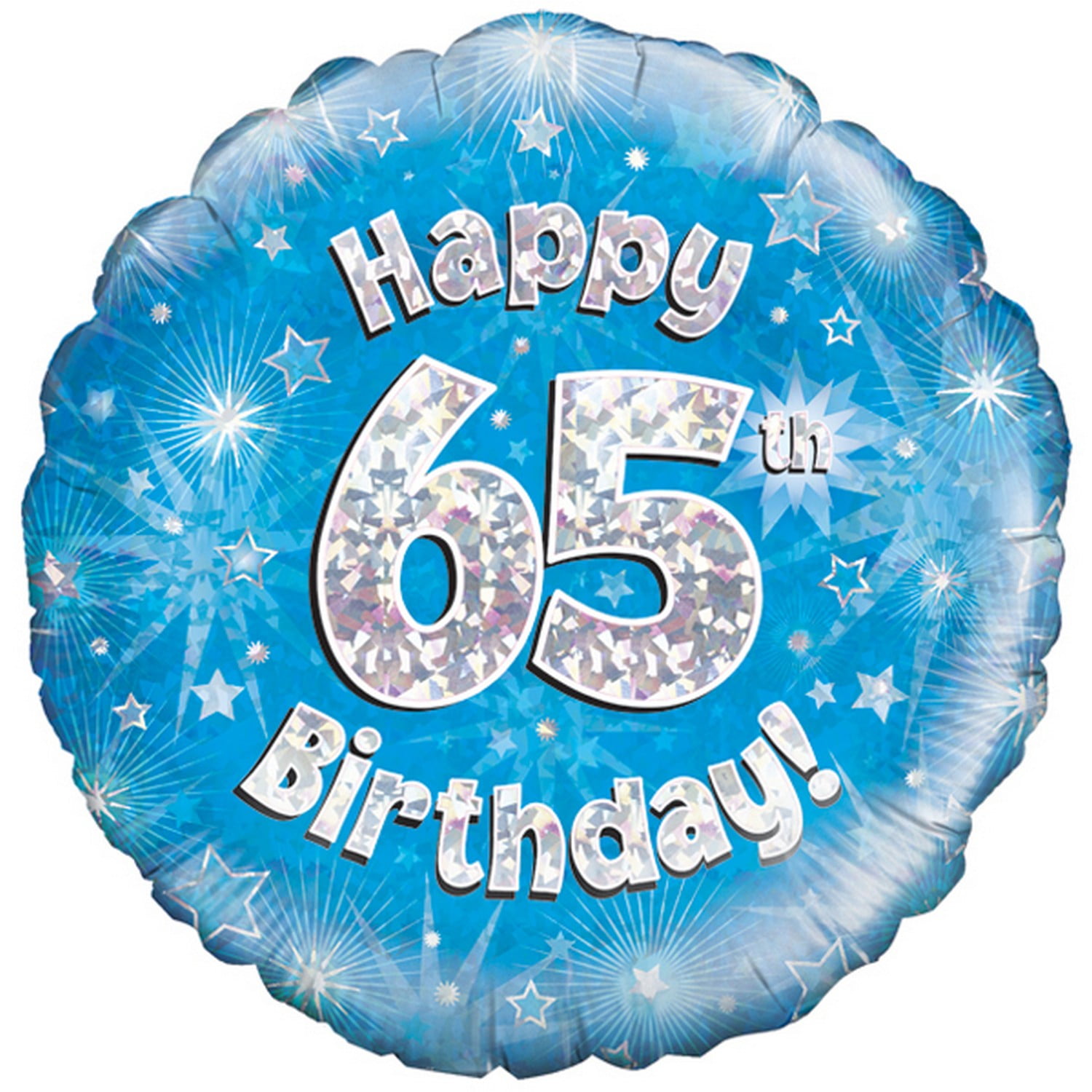 18" Choice available Age 65-65th Birthday Foil Balloon Helium Quality 