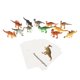 thumbnail image 2 of Dinosaurio Juguetes Juego en miniatura s en inglés Educación Montessori para actividades Cumpleaños Edad 2 y más Sunnimix Tarjetas de emparejamiento de animales, 2 of 8
