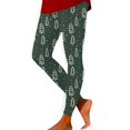 thumbnail image 4 of Outfmvch Christmas Leggings for Women Christmas Pants for Women Gym Leggings for Women Fleece Pants Women Pants for Women Fleece Sweatpants Women Wide Leg Sweatpants Army Green L, 4 of 6