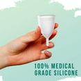 thumbnail image 2 of Sirona Reusable Menstrual Cup Small | Reusable Period Cup | Tampon and Pad Alternative | For Beginners & Teenagers, 2 of 10