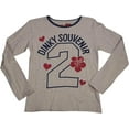 thumbnail image 1 of Dinky Souvenir - Big Girls' Long Sleeve Floral Top 31189-10 (sand), 1 of 3