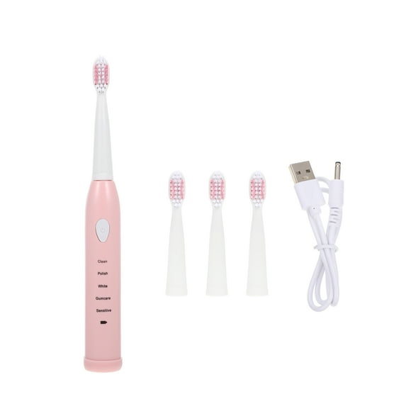 1 juego de cepillo de dientes eléctrico de cerdas suaves, automático, impermeable, para niños.