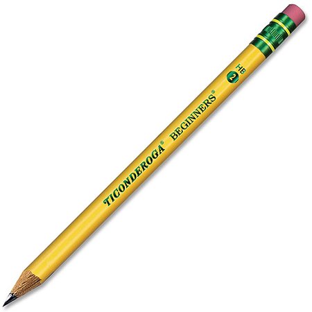 Dixon Ticonderoga Beginner Pencil with Eraser - Walmart.com