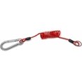 thumbnail image 2 of 4 Ft Breakaway Cable, Trailer Brake Safety Cable Spring Towing Coiled Wire, For Rv Trailer Emergency, 2 of 5