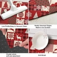thumbnail image 3 of Red Christmas Patchwork Pattern Kitchen Rug Mat,Kitchen Runner Rugs Non Skid Washable,Decorative Kitchen Floor Mats for Kitchen,Sink,Laundry,17"X47", 3 of 5