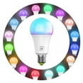 thumbnail image 2 of Pack of 4 Smart WiFi Light Bulb, Color Changing WiFi Light Bulbs, Smart LED Bulbs Work with Alexa & Google Assistant, Dimmable LED Bulb A19, 9W 800 Lumens 2.4Ghz, 2 of 13