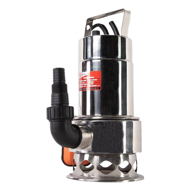 Bomba Sumergible Acero Inoxidable Agua Sucia 1 HP Flotador Munich BS-750AS