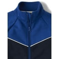 thumbnail image 3 of The Children's Place Boys Long Sleeve Contrast Scuba Track Jacket, Sizes XS-XXL, 3 of 3