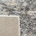 thumbnail image 5 of SAFAVIEH Berber Damian Abstract Shag Area Rug, Grey Blue/Cream, 3'3" x 3'3" Round, 5 of 6