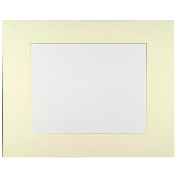 CRESCENT CARDBOARD CO LLC Sax Pre-Cut Mat, 16 x 20 in, 10.5 x 13.5 in Window, White, Pack of 10