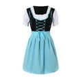 thumbnail image 7 of Bjutir Women'S German Dress German Oktoberfest Bavarian Traditional Clothes Dresses Parent Child Dresses Holiday Party Prom, 7 of 7
