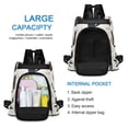 thumbnail image 6 of FORMRS Women's Travel Backpack Purse Anti-Theft Hidden Pockets Casual Shoulder Bag, Cute Cartoon Cats, 6 of 7