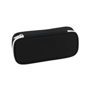AuroraX Large Pencil Case,Cute Aesthetic Pencil Pouch,Black Pen Bag