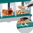 thumbnail image 3 of 10 Compartment Large Metal Chicken Nesting Boxes for Laying Eggs, Heavy Duty Metal Nest Boxes for Chicken and Poultry to Collect Eggs, Includes 4 Fake Eggs & 10 Soft Nest Pads Pads, 3 of 6