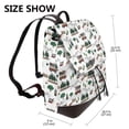 thumbnail image 2 of Fotbe Camping Caravan 2 Mochila Bolso con Estampado para Mujer, Mochila Antirrobo de Nylon Impermeable, Bolsa Ligera de Hombro, 2 of 4