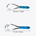 thumbnail image 4 of Pet Deshedding Loop Tool, Stainless Steel Undercoat Rake with Comfort Grip for Dogs and Cats, Removes Loose Fur, 4 of 10