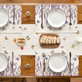 thumbnail image 6 of Sm:)e Lavender Spring Placemats Set of 4, 12 x 18 Inch, Floral Decorative Rustic Farmhouse Table Decoration for Kitchen Dinning, 6 of 7