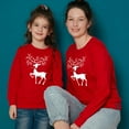 thumbnail image 3 of BULLPIANO Christmas Family Matching Hoodie Sweashirts Xmas Ugly Sweaters Jumper Mom Dad Kids Family Pullover Tops, 3 of 3