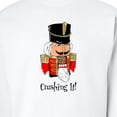 thumbnail image 3 of Inktastic Crushing It Nutcracker Adult Sweatshirt, 3 of 4