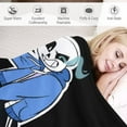 thumbnail image 3 of Undertale Sans Ultra-Soft Bed Blanket Anti-pilling Flannel Blanket Cozy Air Conditioning Blanket for Bedroom Living Room 30"x40", 3 of 9