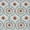 Orange Ogee, variant on Better Homes & Gardens 100% Cotton Lace Medallion Grey, 2 Yard Precut Fabric