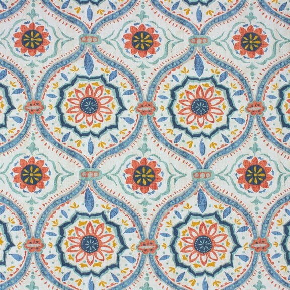 Better Homes & Gardens 100% Cotton Ogee Medallion Multi, 2 Yard Precut Fabric