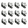 thumbnail image 4 of UPGRATOR 12PCS Steel Shelf Connectors Black L Shaped Sturdy Installation For Backyard Furniture, 4 of 8