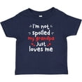 thumbnail image 3 of Inktastic I'm Not Spoiled My Grandpa Just Loves Me Boys or Girls Baby T-Shirt, 3 of 5