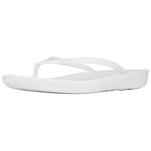 Chanclas FitFlop iQushion Urban White Caucho Mujer 11US