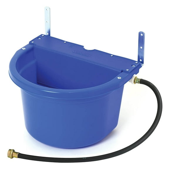 Little Giant Automatic Animal Waterer Blue 4 Gallon Float Controlled Livestock