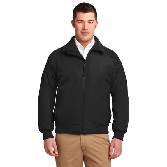 Port Authority TLJ754 Tall Men's Challenger Jacket - True Black/ True Black - 2X-Large Tall