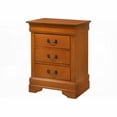 thumbnail image 5 of Classic Solid Oak Nightstand with 3 Drawers – No Assembly, 5 of 8