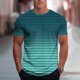 thumbnail image 2 of Usted Es Más Que una Prueba de Puntuación de la Camisa de la Moda Casual Impresión Deportiva Camiseta de Manga Corta Cuello Redondo para los Hombres, Blusa de Poliéster para Uso Diario Al Aire Libre, 2 of 8