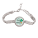 thumbnail image 1 of Un cactus. Pulsera de tobillera de cadena de tenis, joyería de diamantes, 1 of 3