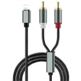thumbnail image 1 of Lightning To Rca Cable Audio Aux Adapter, Stereo Y Splitter Adapter For Select Iphone, Ipad For Power Amplifier, Car, Home Theater, Speaker-YuJia, 1 of 5
