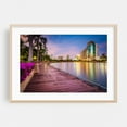 thumbnail image 2 of Palms along Lake Rajada - Bangkok Thailand Photography Cityscape Skyline Boardwalk Tropical Nightlife Travel Poster Scenic Unframed Wall Art Print 20 x 28 inches, 2 of 7