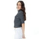 thumbnail image 2 of PLAYERA PARA MUJER QUARRY MANGA MEDIA CUELLO LARGO, 2 of 4