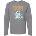 thumbnail image 3 of Inktastic Boo with Mummy Cat Long Sleeve T-Shirt, 3 of 5