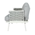 thumbnail image 6 of Christopher Knight Home Outdoor Rope Woven Lounge Chairs with Cushions, Steel Frame, Off White+Grey, Set of 2, 6 of 7