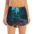 thumbnail image 2 of Goofa Lost Golden Key Printed Women 2 in 1 Running Shorts,Quick Dry Athletic Workout Shorts,High Waisted Athletic Shorts with Liner Pockets-Small, 2 of 9
