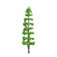 thumbnail image 2 of Fiudx Liquidación de ahorros de verano Modelo de árbol verde puntiagudo Perspectiva de múltiples capas Árbol Mesa de arena Planta verde Mini árbol Perspectiva Maceta suculenta, 2 of 3