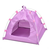 AOOOWER Portable Pet Dogs Cat Tent Lightweight Teepee for Pet Outdoor Camping Resting Supplies 2 Color Moisture-Proof Pet Tent