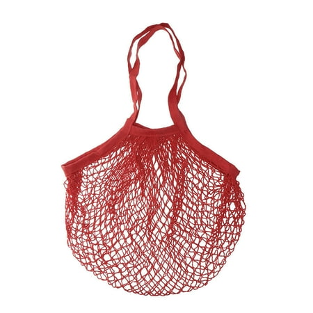 Purses Net - Reusable Fruit String Grocery Shopper Cotton Tote Mesh Woven Net Shoulder Bag A
